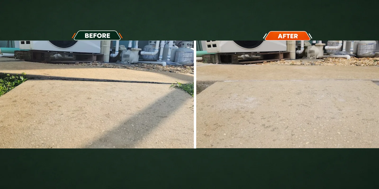 Cracked and settled pool deck concrete around a swimming pool in Brooksville FL