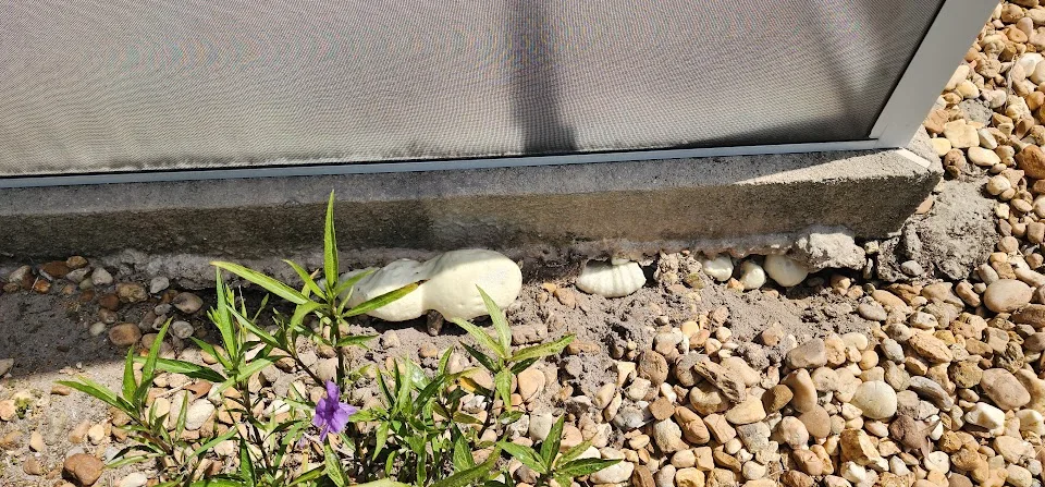 Polyurethane foam filling voids beneath concrete during stabilization repair